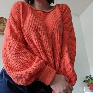 Urban Outfitters Women's Orange Jumper